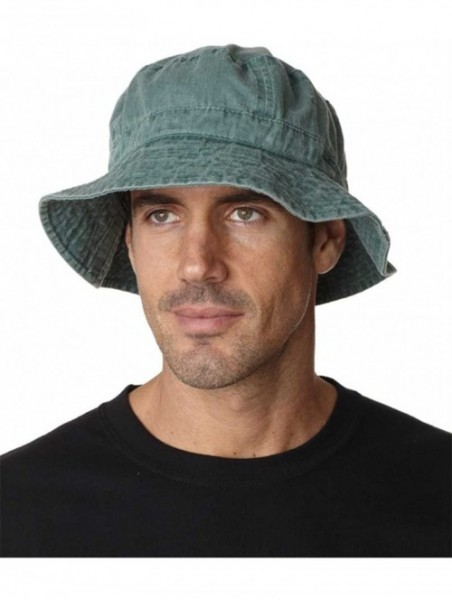 Baseball Caps ACVA101 Vacationer Pigment Dyed Bucket Hat - Caribbean Blue - CS116XTX2H7 $17.09