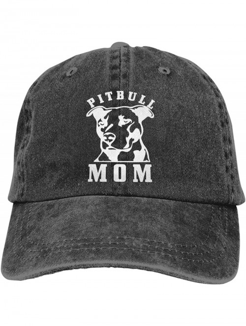 Baseball Caps Pitbull Hipster Adjustable Profile - Black - C119245K7SR $10.24