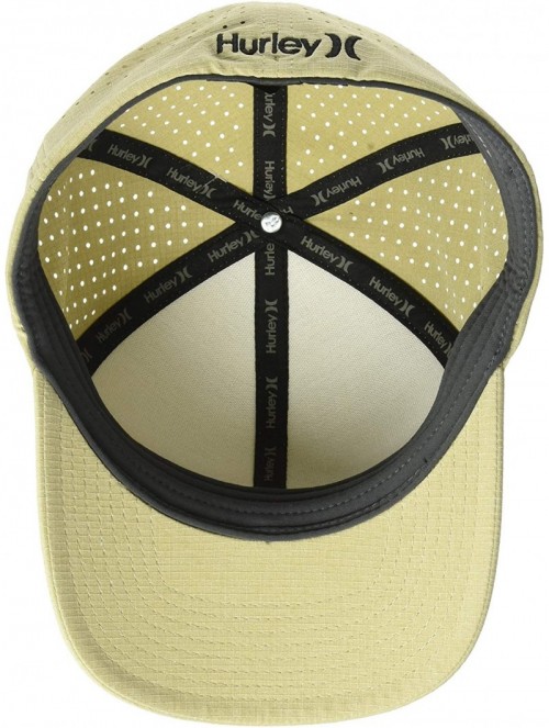 Baseball Caps Men's Phantom Ripstop Curved Bill Baseball Cap - Khaki/Black - C618IRYM9YK $56.70