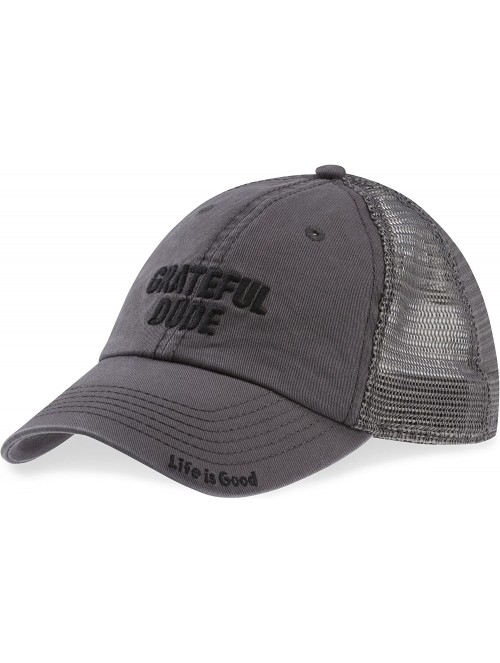 Baseball Caps Unisex-Adult Soft Mesh Back Cap - Grateful Dude Slate Gray - CV188TS8QLO $28.52