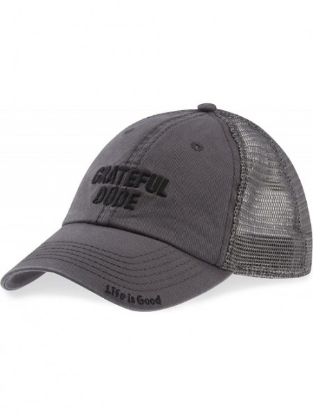 Baseball Caps Unisex-Adult Soft Mesh Back Cap - Grateful Dude Slate Gray - CV188TS8QLO $28.52