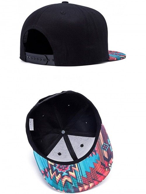 Baseball Caps 3D Galaxy Animal Starry Print Flatbill Visor Snapback Baseball Hat Neon Sign - Multicoloured - CT12B6NL7PN $13.65