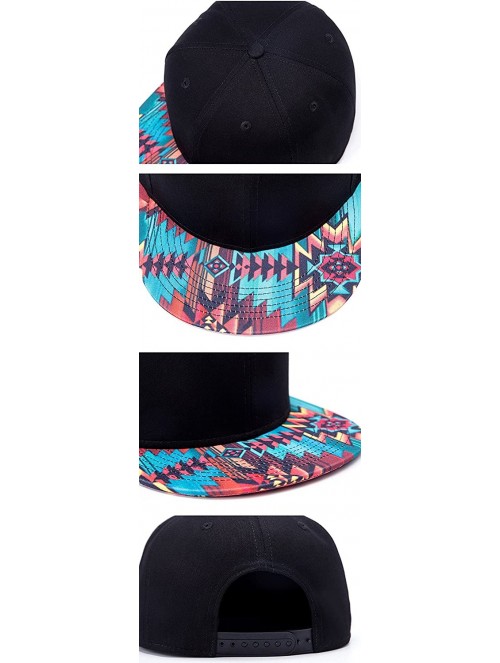 Baseball Caps 3D Galaxy Animal Starry Print Flatbill Visor Snapback Baseball Hat Neon Sign - Multicoloured - CT12B6NL7PN $13.65