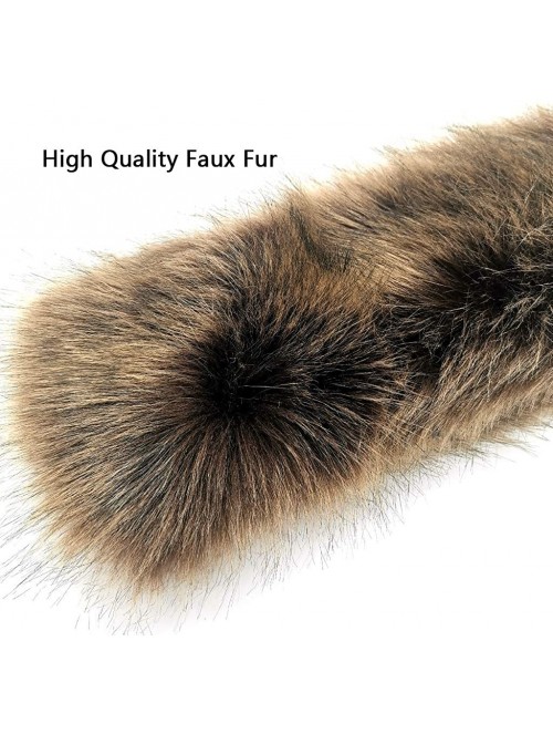 Cold Weather Headbands Faux Fur Headband with Elastic Fluffy Fur Hat Winter Ear Warmer Women Earmuff Ski Cold Weather Caps - ...