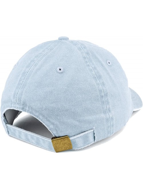 Baseball Caps Vintage 1967 Embroidered 53rd Birthday Soft Crown Washed Cotton Cap - Light Blue - CF180WXW3IA $23.36