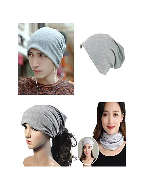 Skullies & Beanies Fashion Oversized Multifunctional Headwear Slouchy Beanie Hat for Men/Women (2-Pack) - Y2 - CF18LO3Y3LX $2...