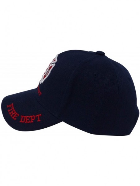 Baseball Caps Firefighter Hat - Firefighter Gift for Men - Fireman Baseball Cap - Navy - CZ18UAOXTTX $14.13