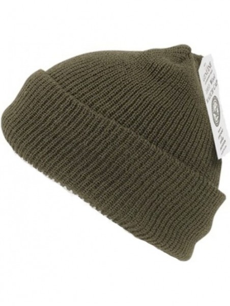 Skullies & Beanies Watch Cap - Olive Drab - CW11GO5ROMJ $12.15