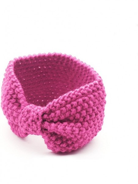 Cold Weather Headbands Winter Headband for Women-Girl-Knit Headband-Head Wrap Ear Warmer - Peach - C918G2S5IDZ $12.91