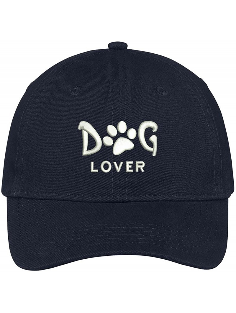 Baseball Caps Dog Lover Embroidered Soft Low Profile Cotton Cap Dad Hat - Navy - CG17WURTLOA $20.10