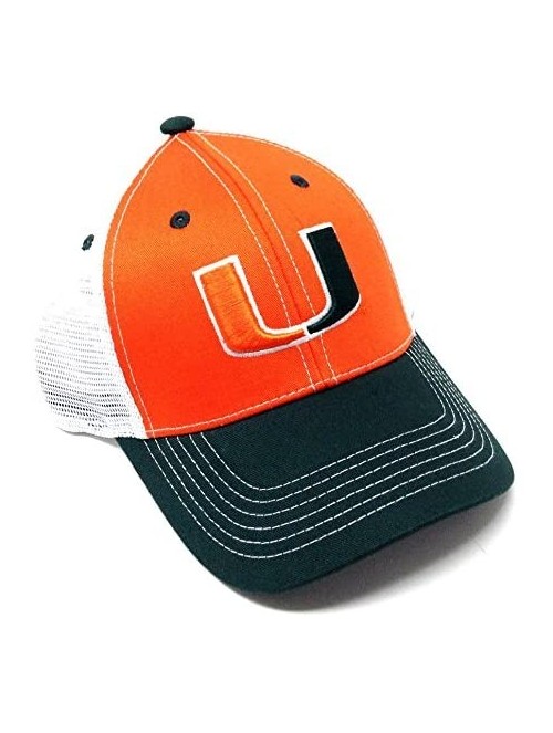 Baseball Caps NCAA Eliminator Mesh Trucker Snapback (University of Miami - Hurricanes) - C0180IH4KI0 $19.25