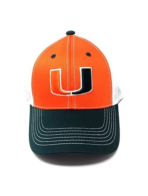 Baseball Caps NCAA Eliminator Mesh Trucker Snapback (University of Miami - Hurricanes) - C0180IH4KI0 $19.25