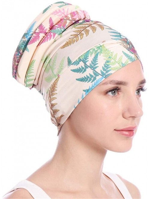 Visors Women Islamic Muslim Hijab Turban Hat Headwrap Scarf Cover Chemo Cap Newly 2019 New - Beige - CY18ONDTYQQ $10.15