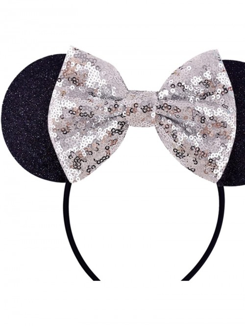 Headbands Mickey Ears Headbands Sequin Hair Band Accessories for Women Girls Cosplay Party - CW1922SKR5Z $15.71