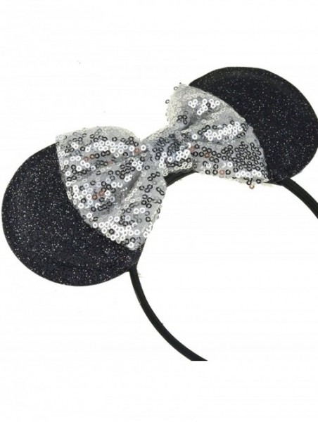 Headbands Mickey Ears Headbands Sequin Hair Band Accessories for Women Girls Cosplay Party - CW1922SKR5Z $15.71