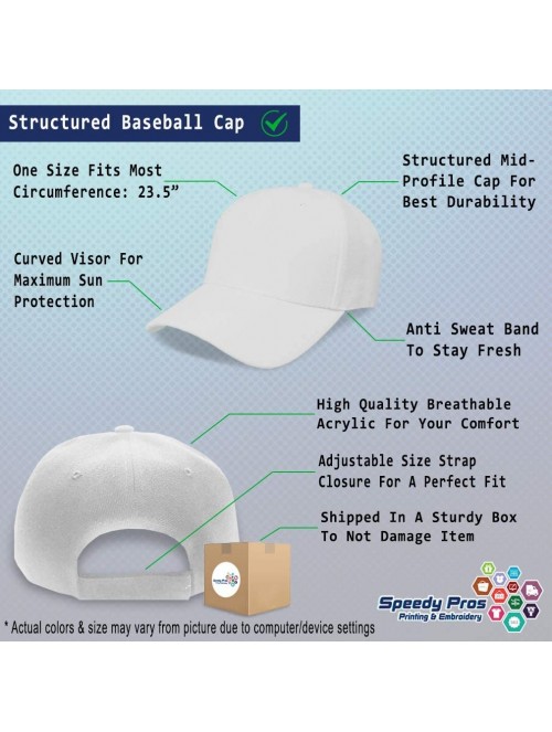 Baseball Caps Custom Baseball Cap Pedal Steel Guitar Embroidery Dad Hats for Men & Women - White - C318SDY3C8Q $12.71