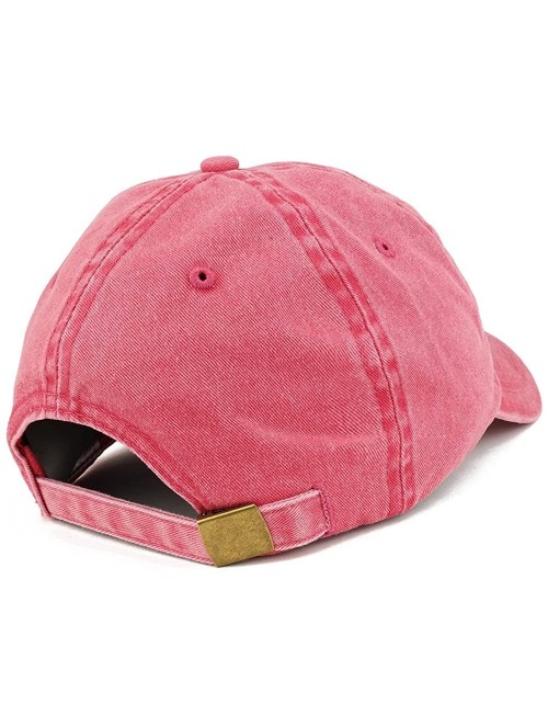 Baseball Caps Established 1954 Embroidered 66th Birthday Gift Pigment Dyed Washed Cotton Cap - Red - C412O7TOF74 $18.67