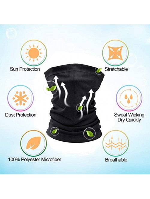 Balaclavas Sun UV Neck Gaiter Face Scarf Balaclava Mouth Bandanas for Men Women for Sports - Pack 2_mesh_white - C21999GEKWY ...