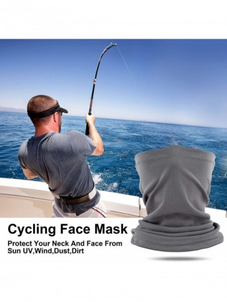 Balaclavas Sun UV Neck Gaiter Face Scarf Balaclava Mouth Bandanas for Men Women for Sports - Pack 2_mesh_white - C21999GEKWY ...