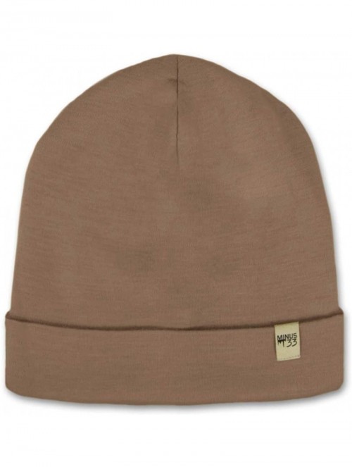 Skullies & Beanies Ridge Cuff Wool Beanie - Tan 499 - CE18YXUTEY2 $32.44