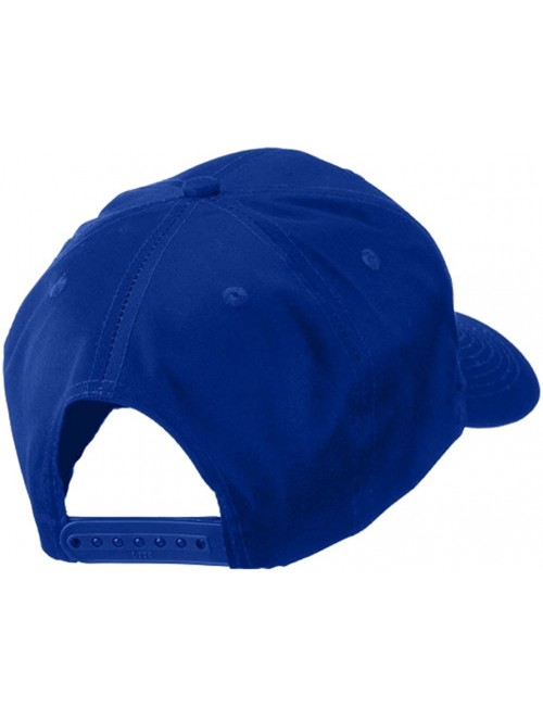 Baseball Caps Producer Embroidered High Crown Baseball Cap - Royal - CF12GZC23RL $24.56