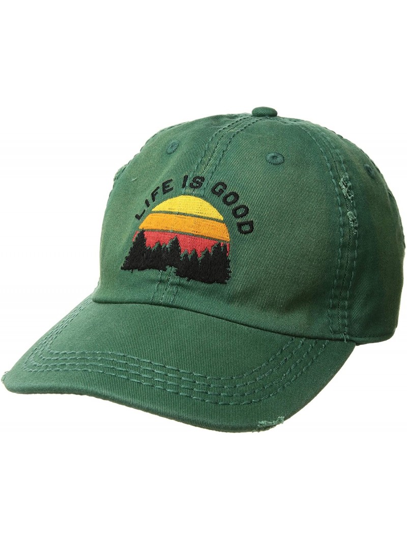 Baseball Caps Unisex-Adult Sunwashed Chill Cap - Forest Green - C3188TYZNDT $24.87