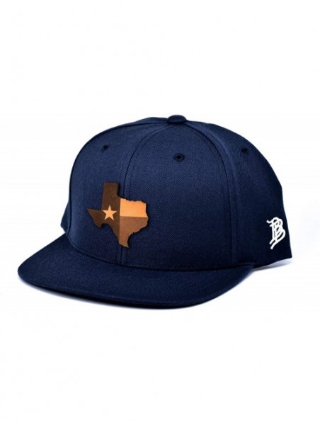 Baseball Caps Texas 'The 28' Leather Patch Snapback - Heather/Black - CV18IGR2GC7 $30.50