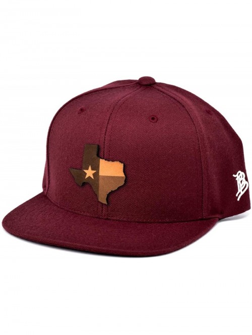 Baseball Caps Texas 'The 28' Leather Patch Snapback - Heather/Black - CV18IGR2GC7 $30.50