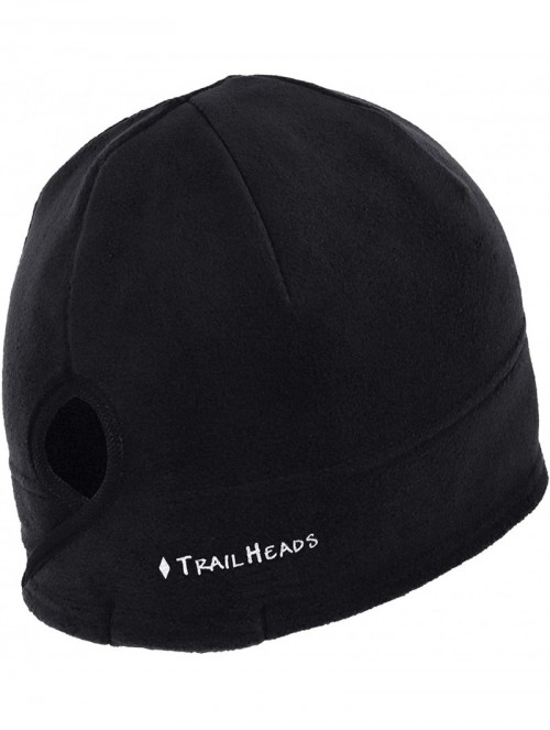 Skullies & Beanies Women's Microfleece Ponytail Hat - Solid Black - C112DI2B3M7 $25.54