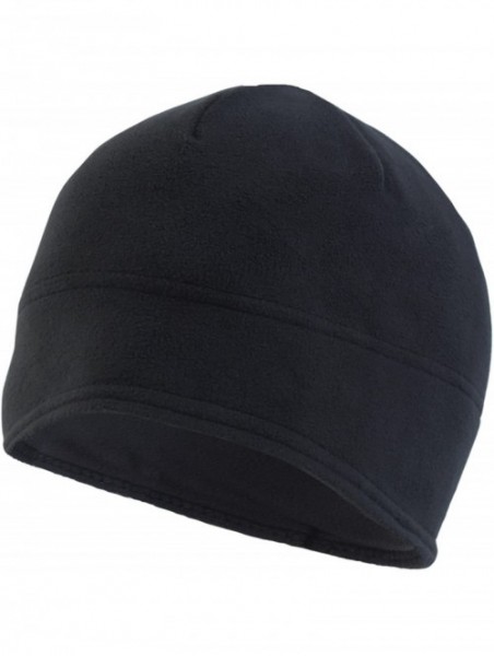 Skullies & Beanies Women's Microfleece Ponytail Hat - Solid Black - C112DI2B3M7 $25.54