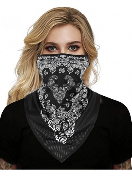 Balaclavas Fashion Bandanas 100% Cotton Paisley Print Head Wrap Scarf Wristband - Style 2 - CB1982YT7QI $13.64