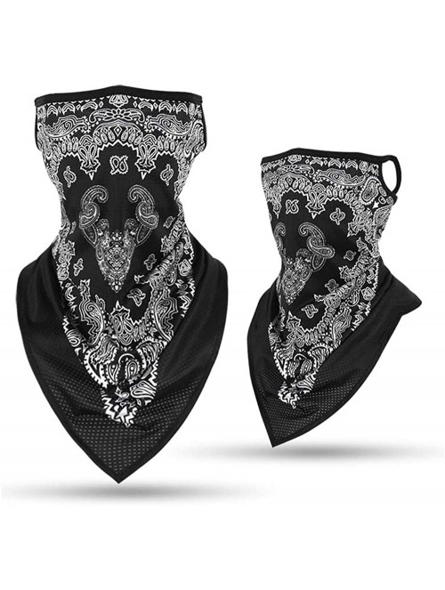 Balaclavas Fashion Bandanas 100% Cotton Paisley Print Head Wrap Scarf Wristband - Style 2 - CB1982YT7QI $13.64