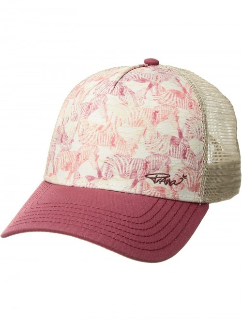 Baseball Caps Unisex La Viva Trucker Hat - Petra Pink Safari - CV183LWKOGL $37.91