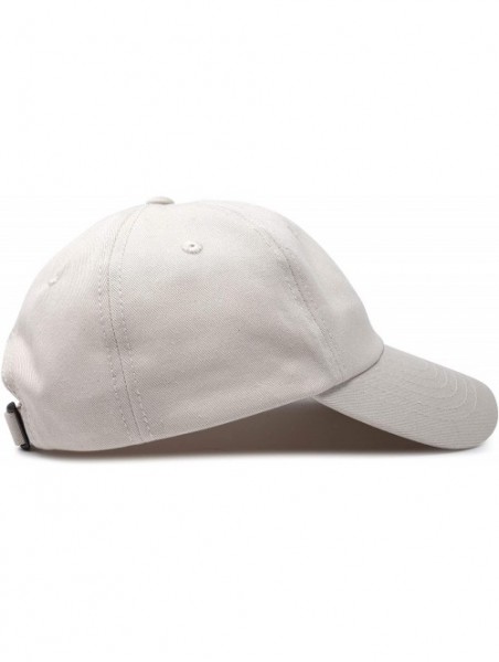 Baseball Caps Youth Childrens Cotton Cap Plain Hat Black Khaki Navy Pink Red White - Beige - CE18GG8X868 $13.92