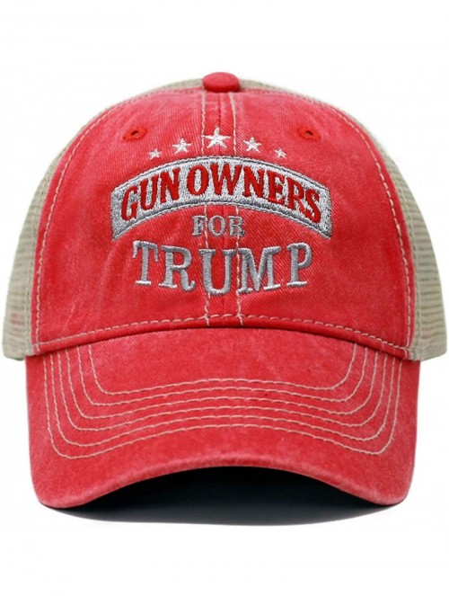 Baseball Caps Gun Owners for Trump Trump 2020 Keep America Great Campaign Rally Embroidered US Hat Baseball Trucker Cap - CV1...