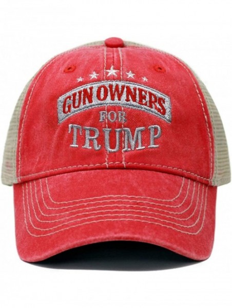 Baseball Caps Gun Owners for Trump Trump 2020 Keep America Great Campaign Rally Embroidered US Hat Baseball Trucker Cap - CV1...