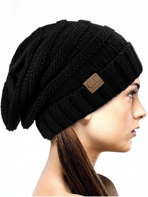 Skullies & Beanies Oversized Baggy Slouchy Thick Winter Beanie Hat - CP127Q5E5OP $17.47