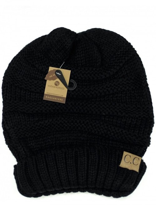 Skullies & Beanies Oversized Baggy Slouchy Thick Winter Beanie Hat - CP127Q5E5OP $17.47