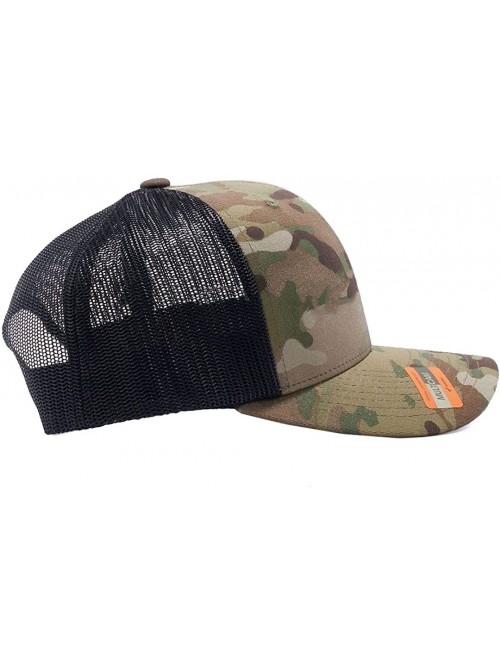 Baseball Caps 2018 6606MC Yupoong Retro Trucker Multicam Custom Hat (Camo) - Multicam New- Logo - CP18ECLT50T $43.40