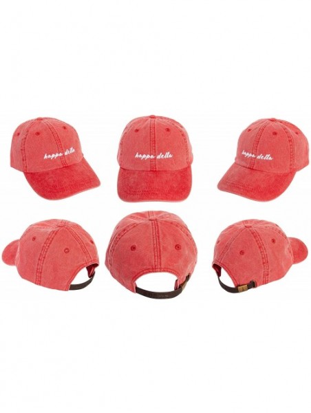 Baseball Caps Sorority Baseball Hat Cap Cursive Name Font KD - Red - CD18S076A39 $25.81