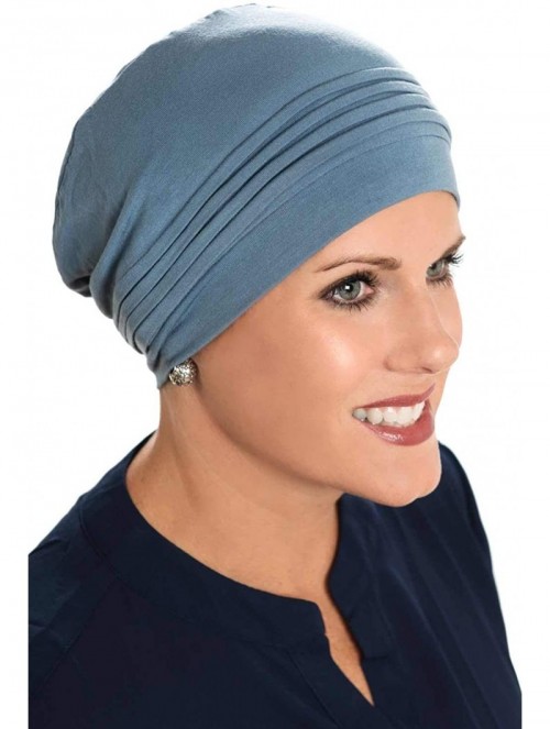 Skullies & Beanies Bamboo Couture Cap- Cancer Headwear for Women - Plum - CC12CIVMJVD $31.04