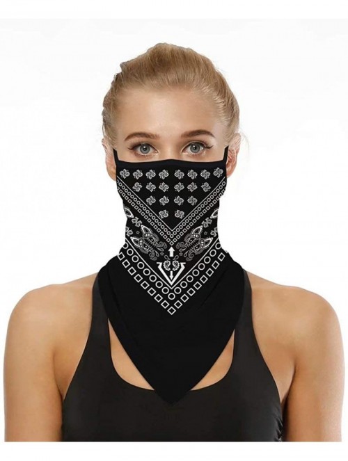 Balaclavas 2 Pcs Bandana Face Cover Scarf Fishing Neck Gaiter for Men Women - Color U - CT199DZ0298 $23.63