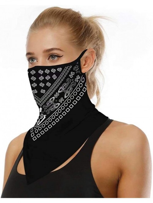 Balaclavas 2 Pcs Bandana Face Cover Scarf Fishing Neck Gaiter for Men Women - Color U - CT199DZ0298 $23.63