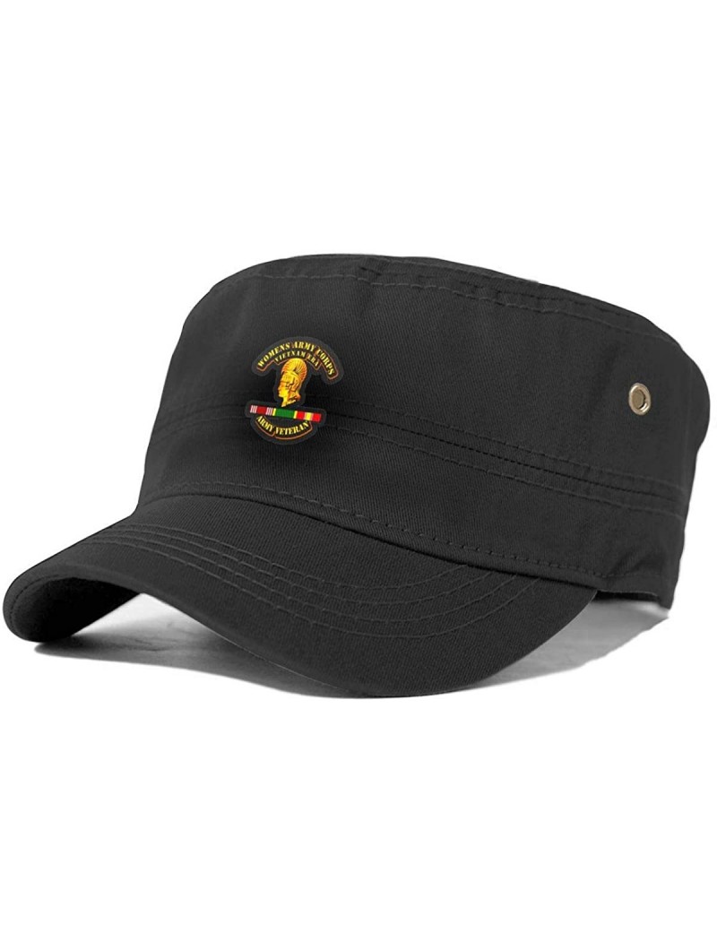 Baseball Caps US Womens Army Corps Vietnam Era Men Classics Cap Girl's Fashion Hat Hats - Black - CM18Z6UW784 $21.41