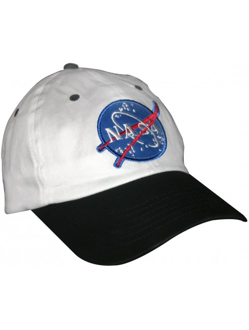 Baseball Caps Jr. NASA Astronaut Cap- Adjustable Youth Size- White/Black - White/Black - C71131C597P $17.57