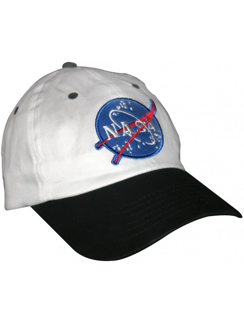 Baseball Caps Jr. NASA Astronaut Cap- Adjustable Youth Size- White/Black - White/Black - C71131C597P $17.57