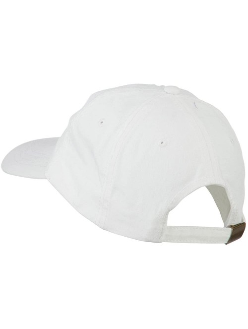 Baseball Caps Hawaii State Map Embroidered Washed Cap - White - CB11LJVGKOL $25.03