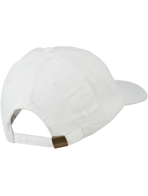 Baseball Caps Hawaii State Map Embroidered Washed Cap - White - CB11LJVGKOL $25.03