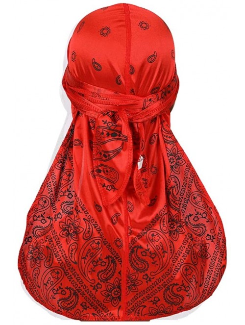 Skullies & Beanies Assorted Paisley Bandana Headwraps Womens - Blue-red - C318SNASE3Y $11.46