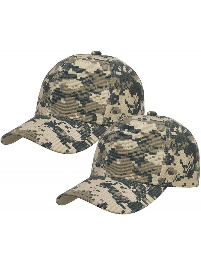 Baseball Caps 2pcs Baseball Cap for Men Women Adjustable Size Perfect for Outdoor Activities - Digital/Digital - C3195D3TS2A ...